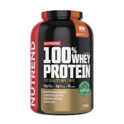 Nutrend 100% Whey Protein (2250 g, Latte de Caramelo)