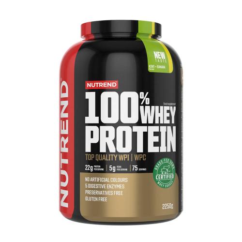 Nutrend 100% Whey Protein (2250 g, Kiwi Plátano)