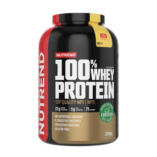 Nutrend 100% Whey Protein (2250 g, Vainilla)