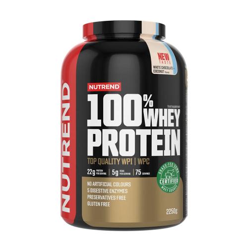 Nutrend 100% Whey Protein (2250 g, Coco con Chocolate Blanco)