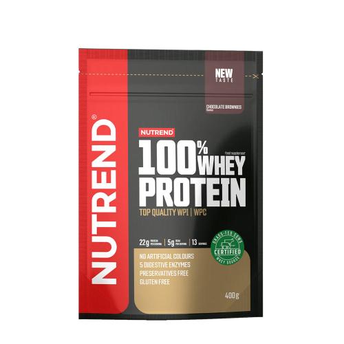 Nutrend 100% Whey Protein (400 g, Brownie de Chocolate)