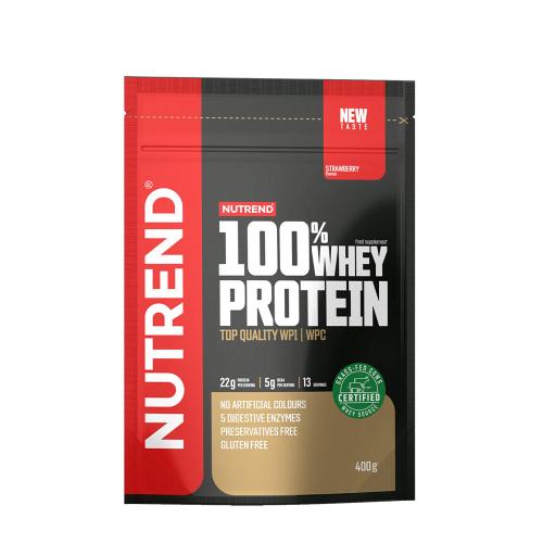 Nutrend 100% Whey Protein (400 g, Fresa)