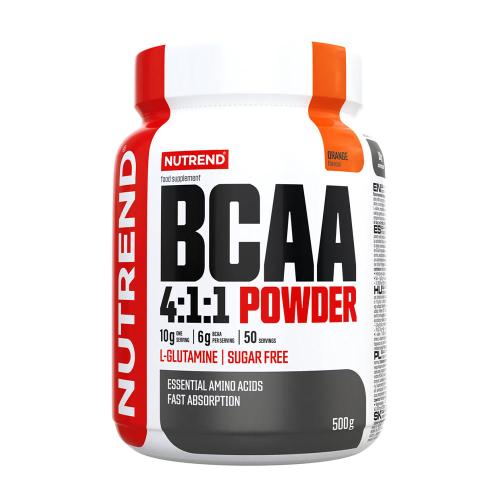 Nutrend BCAA 4:1:1 Powder (500 g, Naranja)