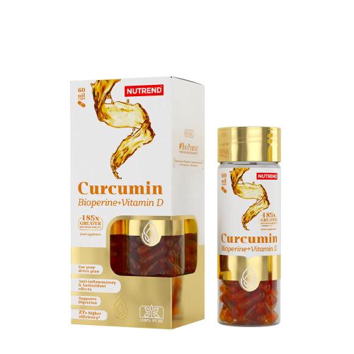 Nutrend Curcumin + Bioperine + Vitamin D (60 Cápsula)