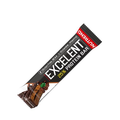 Nutrend Excelent Protein Bar Double (1 Trozo, Café Brasileño)