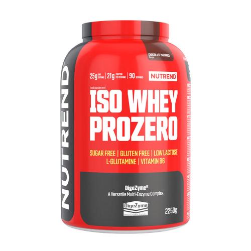 Nutrend Iso Whey Prozero (2250 g, Brownie de Chocolate)