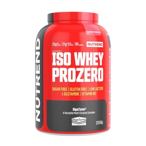 Nutrend Iso Whey Prozero (2250 g, Tarta de Queso y Fresa)