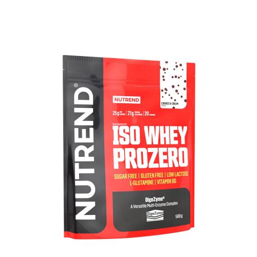 Nutrend Iso Whey Prozero (500 g, Galleta de Chocolate y Crema)