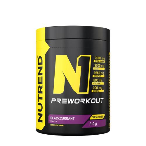 Nutrend N1 Preworkout (510 g, Grosella Negra)