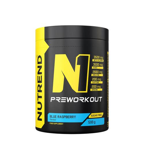 Nutrend N1 Preworkout (510 g, Frambuesa Azul)