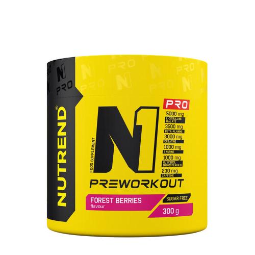 Nutrend N1 Pro Preworkout (300 g, Frutos del Bosque)