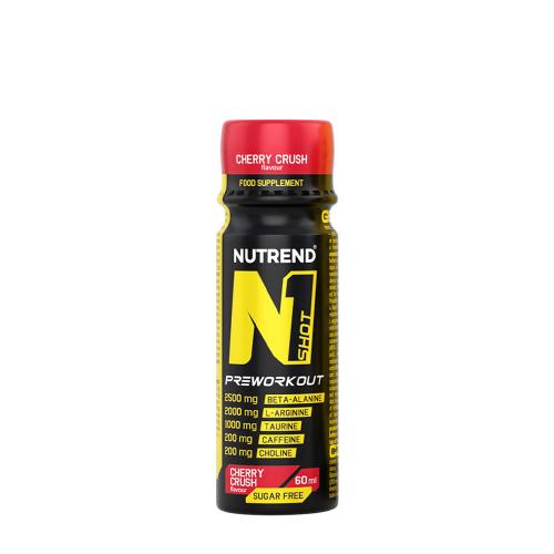 Nutrend N1 Shot Preworkout (60 ml, Explosión de Cereza)