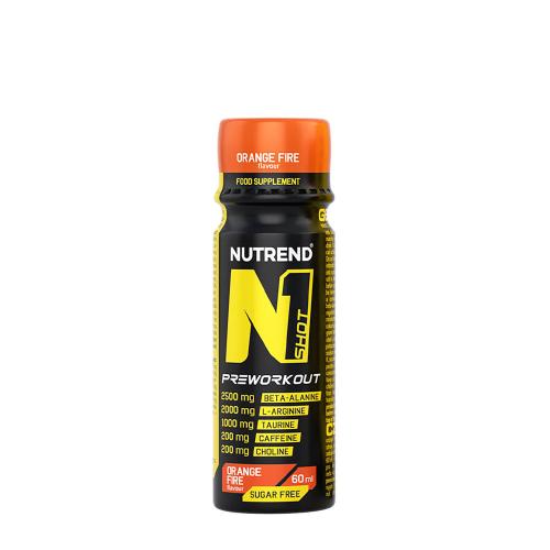 Nutrend N1 Shot Preworkout (60 ml, Fuego Naranja)