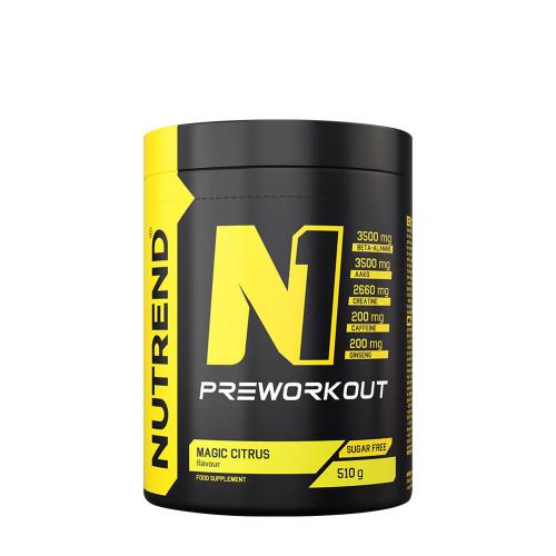 Nutrend N1 Preworkout (510 g, Cítrico)