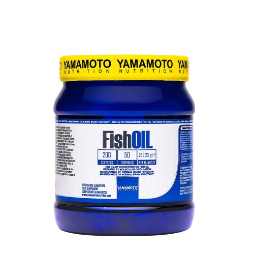 Yamamoto Research Fish OIL Molecular distillation (200 Cápsula blanda)