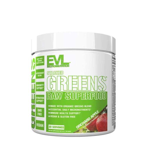 Evlution Nutrition Stacked Greens (1620 g, Manzana con Frutas)