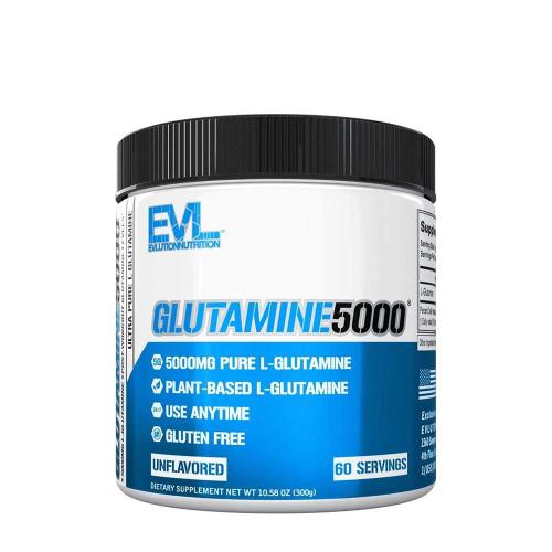 Evlution Nutrition Glutamine 5000 (300 g, Sin Sabor)