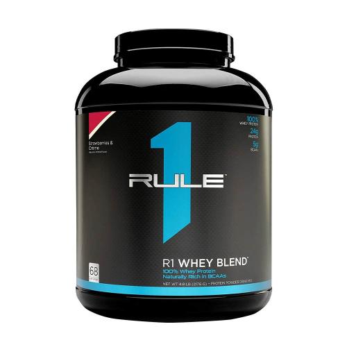 Rule1 Whey Blend  (2176 g, Fresa y Crema)