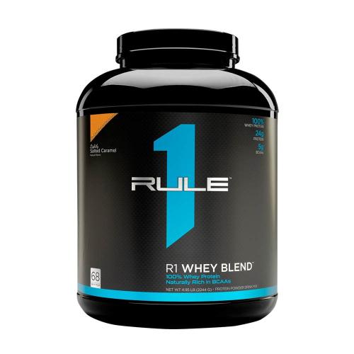 Rule1 Whey Blend  (2244 g, Caramelo Ligeramente Salado)