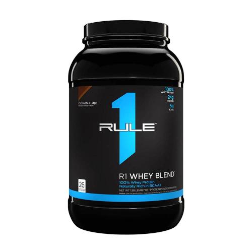 Rule1 Whey Blend  (897 g, Fudge de Chocolate)