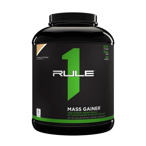 Rule1 R1 Mass Gainer (2600 g, Galleta de Chocolate y Crema)