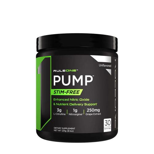 Rule1 R1 Pump (231 g, Sin Sabor)