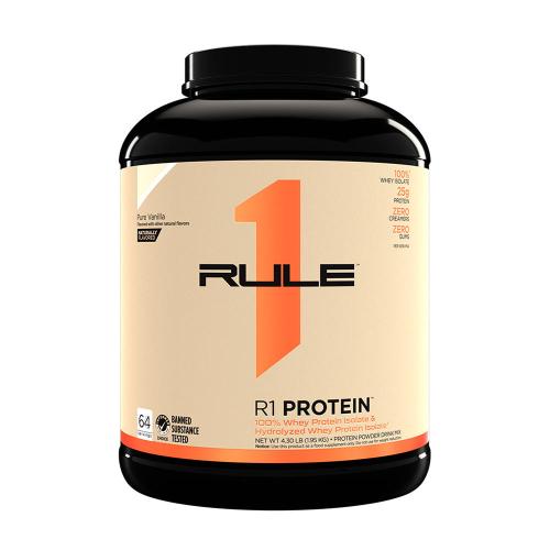 Rule1 Protein Naturally Flavored (64 Servicio, Pure Vanilla)