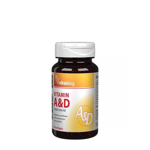 Vitaking Vitamin A&D 10,000/1,000 IU (60 Cápsula blanda)