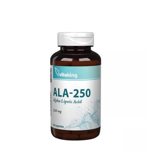 Vitaking ALA-250 Alpha Lipoic Acid 250 mg (60 Cápsula)