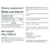 Vitaking Beta-Carotine Provitamin-A – 25,000 IU (100 Cápsula blanda)