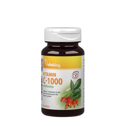 Vitaking Vitamin C-1000 Time Release with Rosehips (60 Tableta)