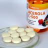 Vitaking Vitamin C-500 Acerola Raspberry (40 Tableta masticable, Fresa)