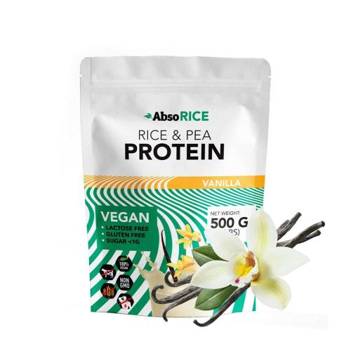 AbsoRICE Rice & Pea Protein - Vegan Protein Powder (500 g, Vainilla)