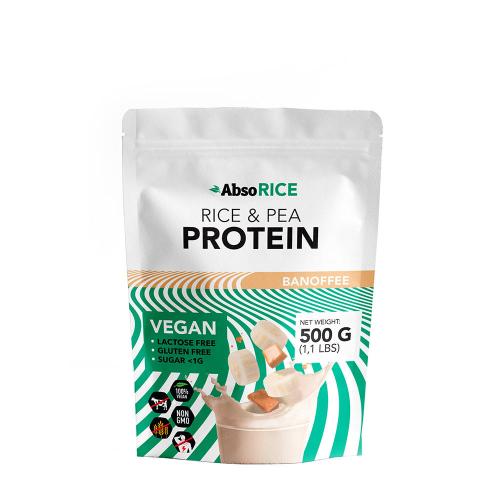 AbsoRICE Rice & Pea Protein - Vegan Protein Powder (500 g, Banoffee)