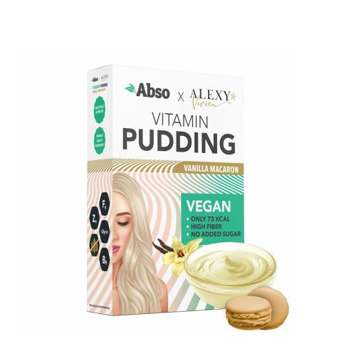 AbsoRICE Abso x Alexy Vivien Vitamin Pudding - Vegan Puding (450 g, Macaron de Vainilla)