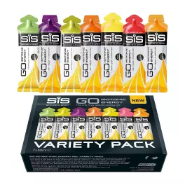  Science in Sport GO Isotonic Energy Gel Variety Pack (7 x 60 ml, Multisabor)