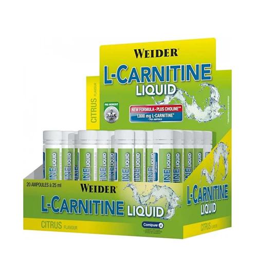 Weider L-Carnitine Liquid (20 x 25ml, Cítrico)