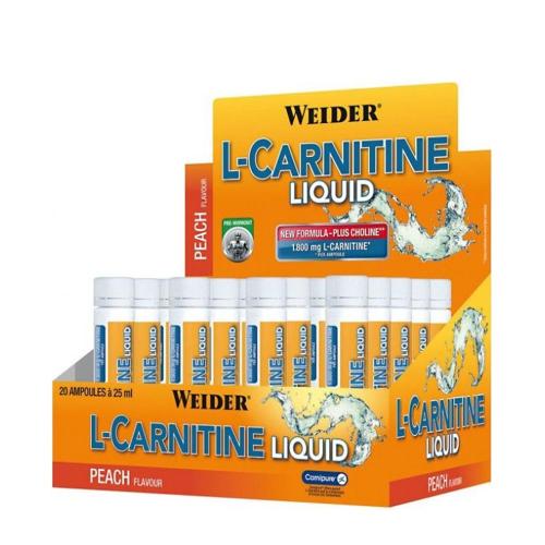 Weider L-Carnitine Liquid (20 x 25ml, Durazno)