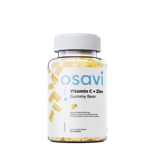 Osavi Vitamin C + Zinc, Gummy Bear (60 Gomitas, Limón)