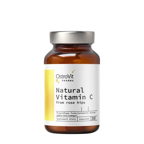 OstroVit Pharma Natural Vitamin C from Rose Hips (30 Cápsula)