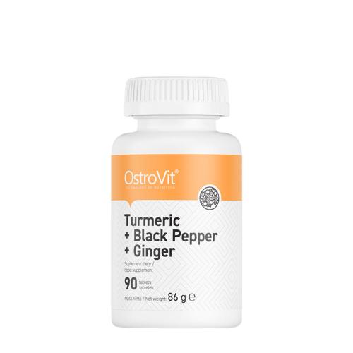 OstroVit Turmeric + Black Pepper + Ginger (90 Tableta)