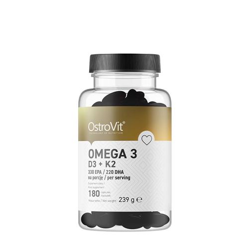 OstroVit Omega 3 D3+K2 (180 Cápsula)