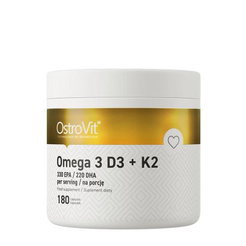 OstroVit Omega 3 D3+K2 (180 Cápsula)