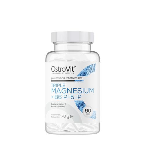 OstroVit Triple Magnesium + B6 P-5-P (90 Cápsula)