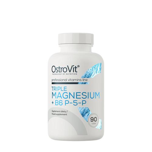 OstroVit Triple Magnesium + B6 P-5-P (90 Cápsula)