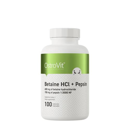 OstroVit Betaine HCL + Pepsin (100 Cápsula)