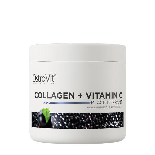 OstroVit Collagen + Vitamin C (200 g, Grosella Negra)