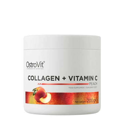 OstroVit Collagen + Vitamin C (200 g, Durazno)