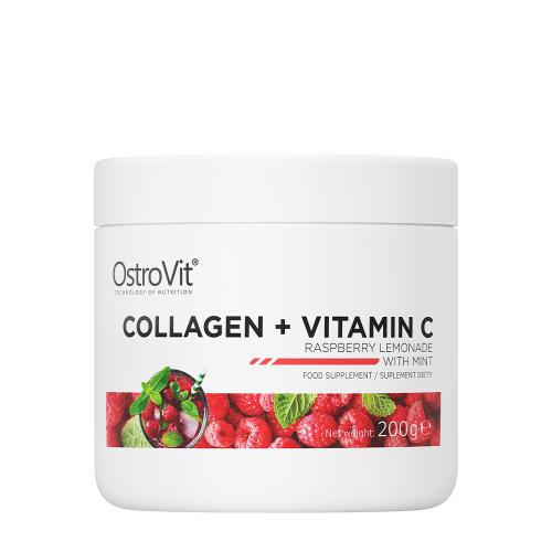 OstroVit Collagen + Vitamin C (200 g, Limonada de Frambuesa con Menta)