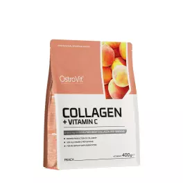 OstroVit Collagen + Vitamin C (400 g, Durazno)